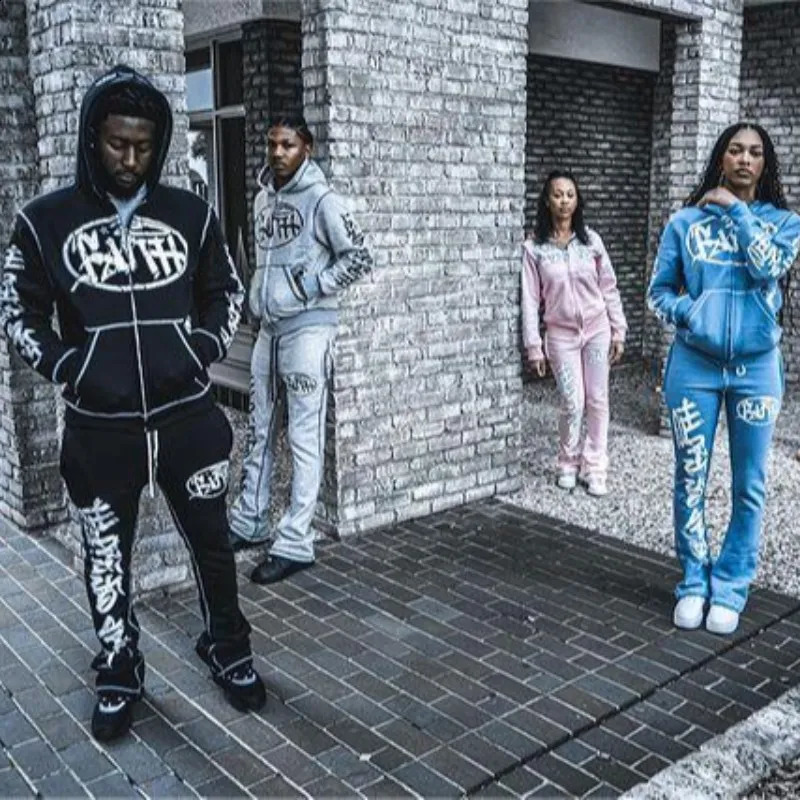 Goth Hoodies Women High Street Harajuku Retro Hip Hop Y2K Zip Up Hoodie Loose Sweatshirt Hoodie Clothes Hoodie streetwear kpop 240809