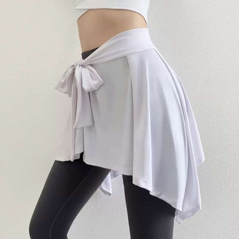 Yoga Sports Long Strap Cover Up Shawl Scarf Workout Tennis Short Skirt for Women
