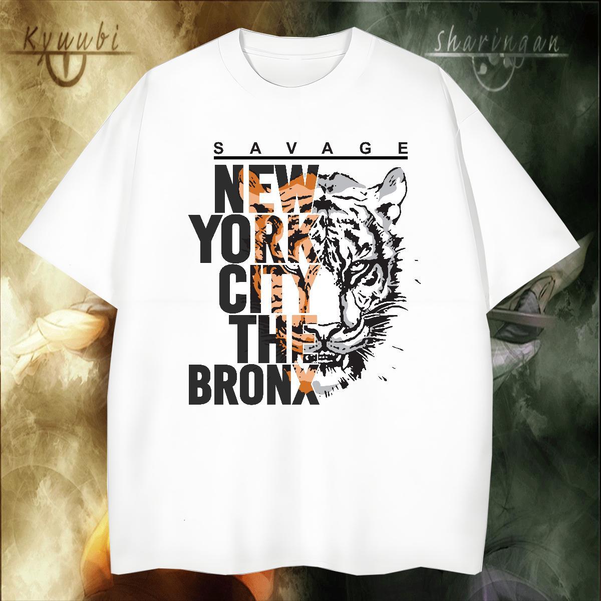 Loose Fit Men Tshirts Casual Daily Wear 100% Cotton 230g Cartoon Print Pure Cotton T shirt New Tops Shirt