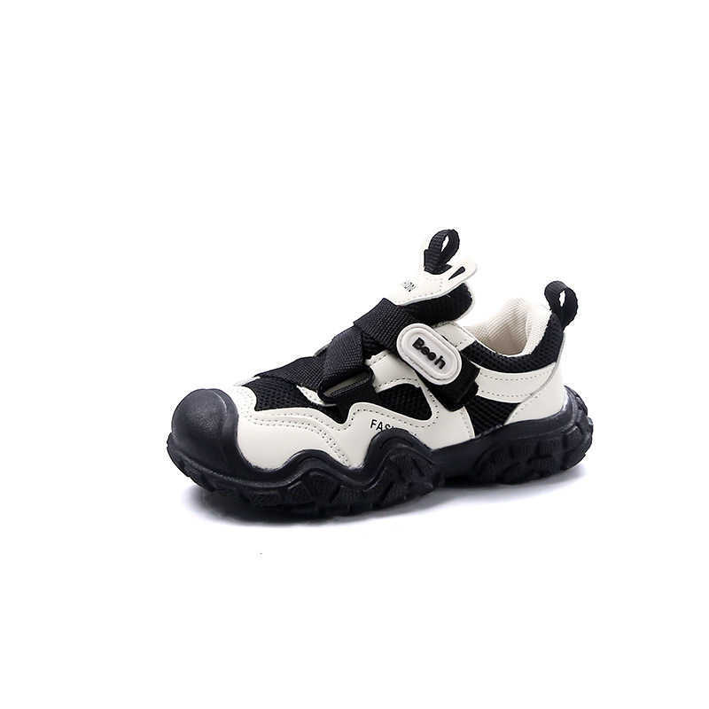 Sneakers 2024 autumn new childrens shoes boys mesh sports shoes girls casual and comfortable dad shoes anti slip running shoes H240805