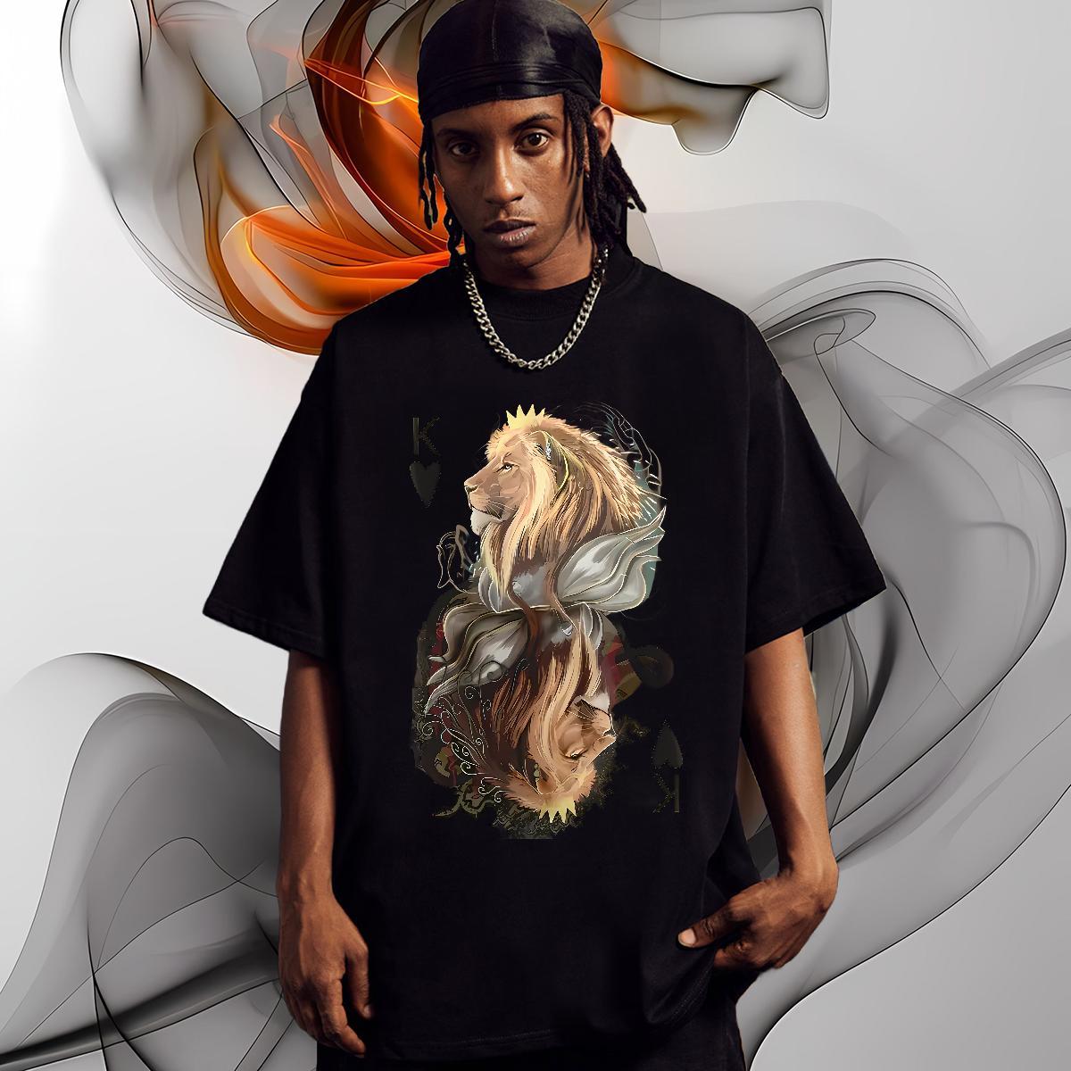 Free Shipping Man T Shirts Breathable Soft High Street Hip Hop Black White 100% Cotton 230g Tshirt for Man Woman Casual New Tee Shirt