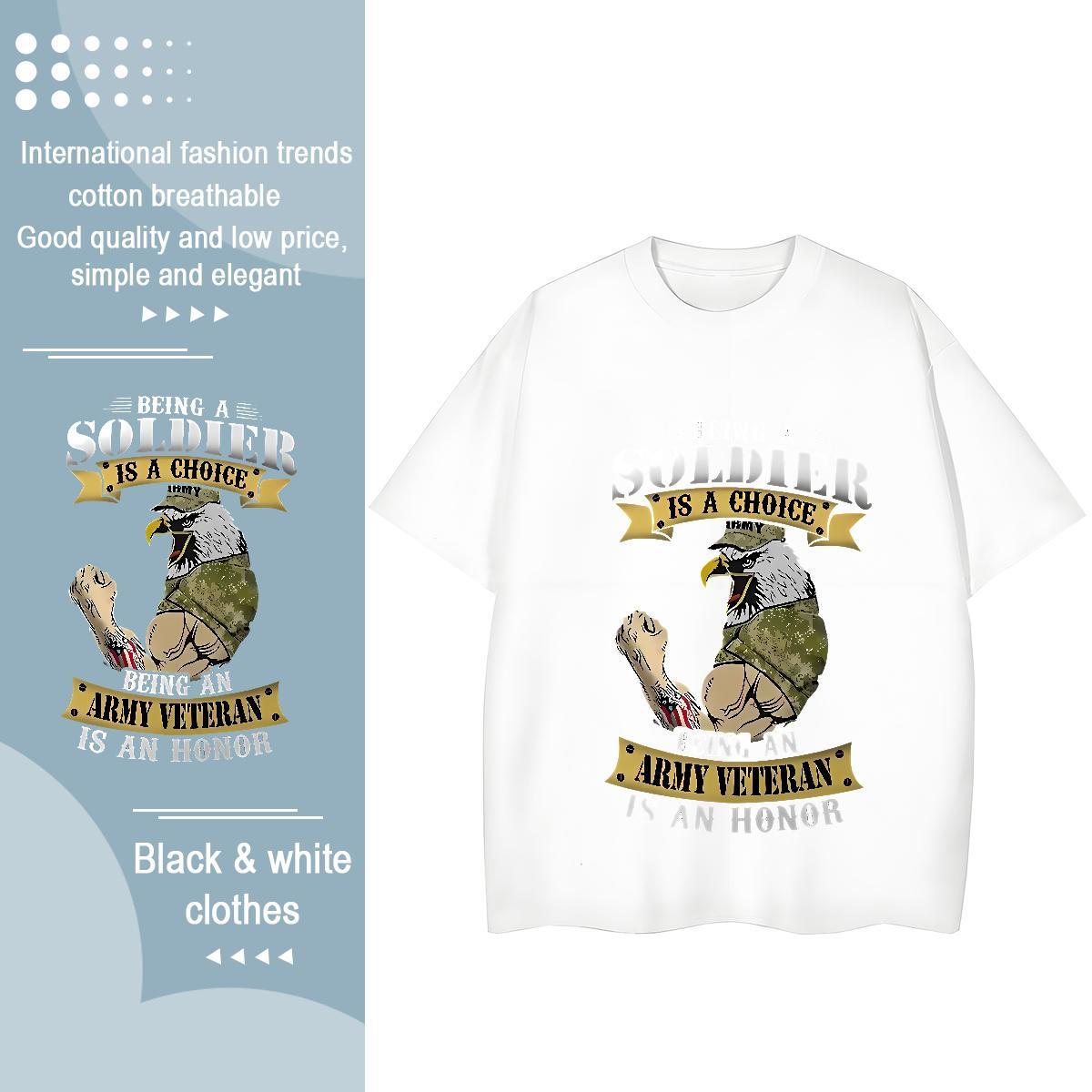 Unisex T Shirt For Man cool Breathable Short Sleeve Sport DIY Printed 230g 100% Cotton Mens Tshirts 2024 Summer Tops
