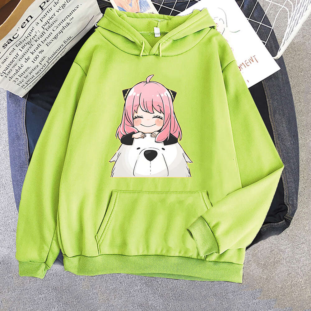 Anime Haruku Spy X Family Plus Size Hoodie Anya Women Sweatshirts Kawaii Casual Female Streetwear Long Sleeve Clothes Tops