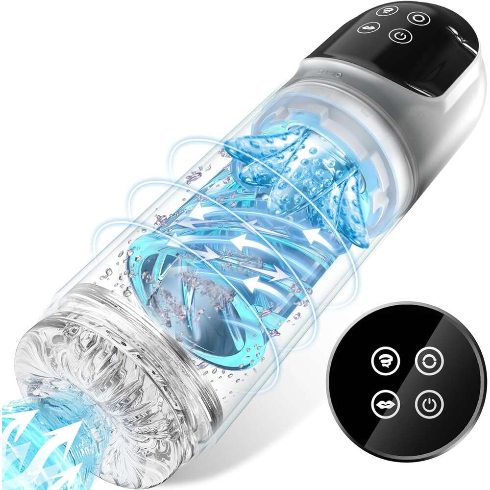 Automatic male device - Pump male sex toy male sex toy adult toy sex machine pocket genital male massager male device with 4 pumps and 7 suction and 7