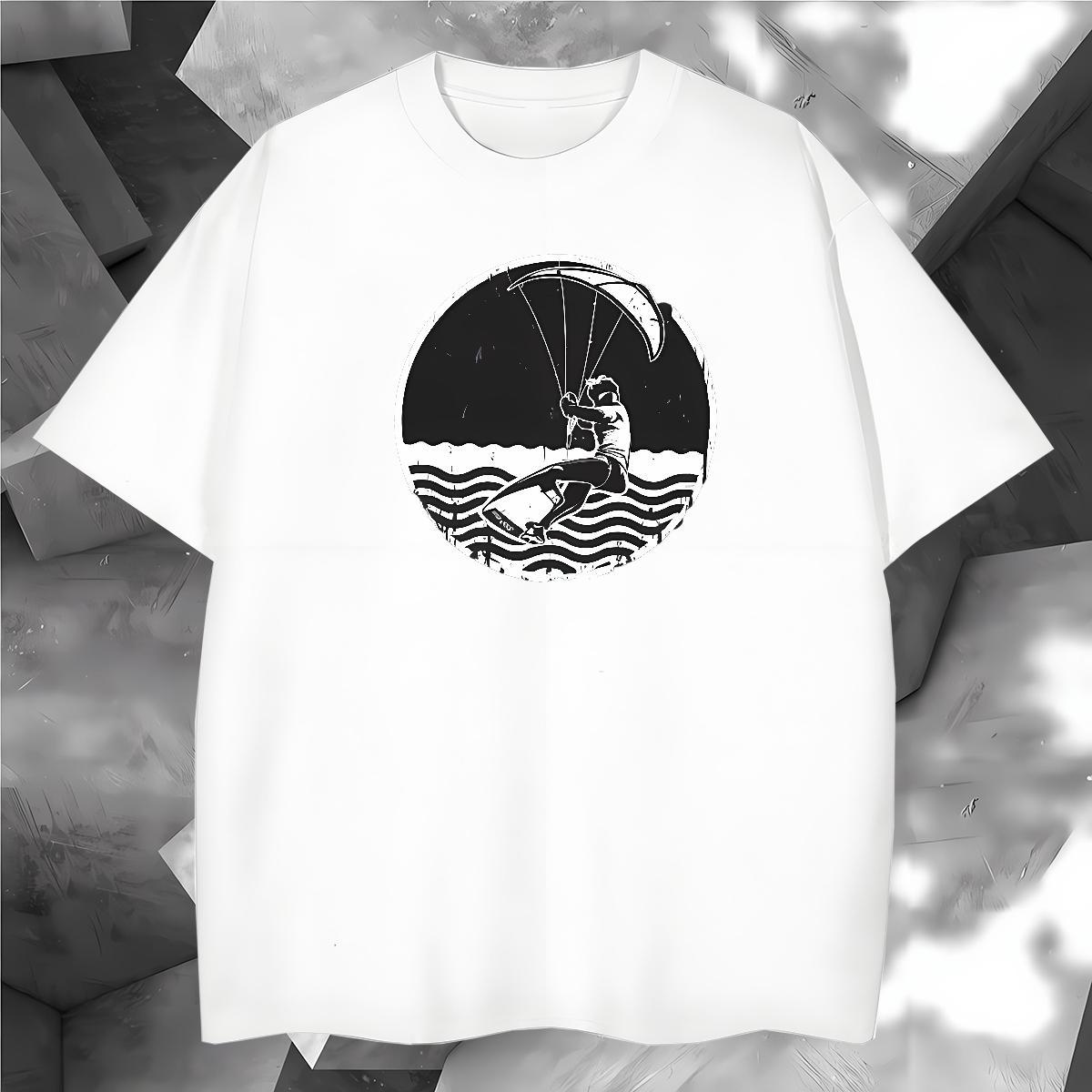 T shirt 230g 100% Cotton character Street Wear Round Neck Short Sleeve Customized Couples T Shirts Free Shipping Loose Fit Tops Shirt