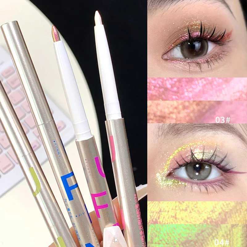 Aurora Multi Chrome Gel Eyeliner Pen High Pigmented Chameleon Galaxy Metallic Glitter Eyeshadow Eyes Make Up Shimmer Highlighter Y240813