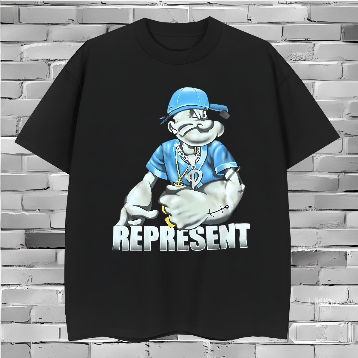 T-Shirts for Men 230g Pure Cotton rabbit Home Outdoor Round Neck Short Sleeve Custom Anime Couples T Shirts DIY Customized Cool Design Clothings