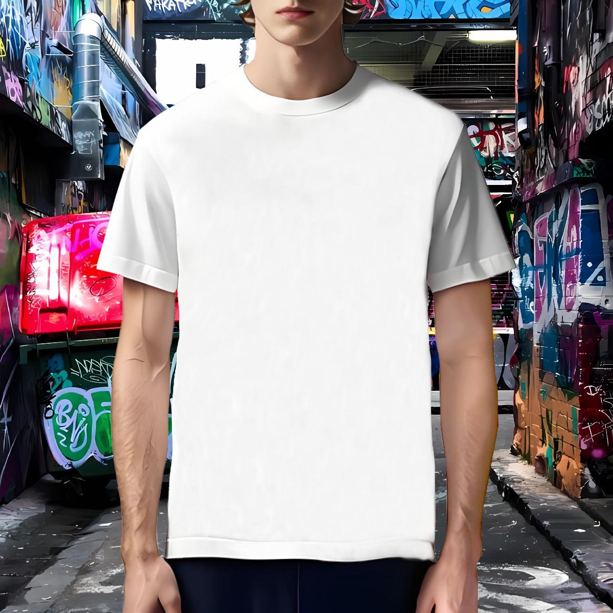 Cool Design Man T Shirts halloween O Neck Short Sleeves Home Outdoor Custom Printed 230g 100% Cotton Men Tops Tees 2024 DIY Clothings
