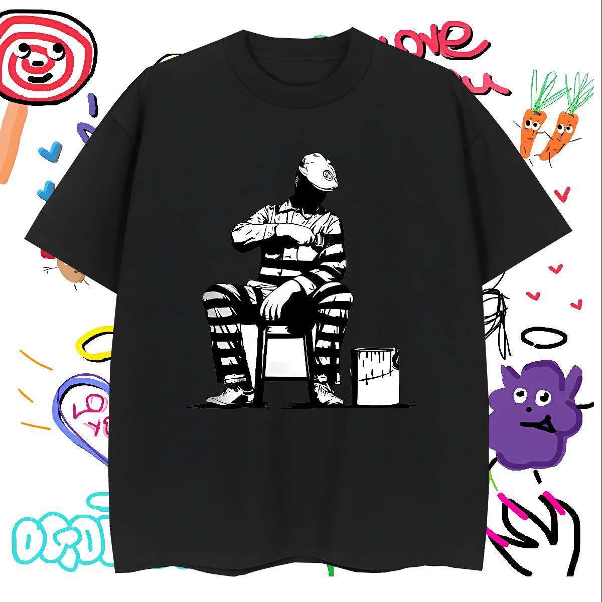 Man T Shirts 230g Cotton person Hip Hop Street Breathable Crew Neck DIY Printed Men Tees Designer High Quality Tees Shirts