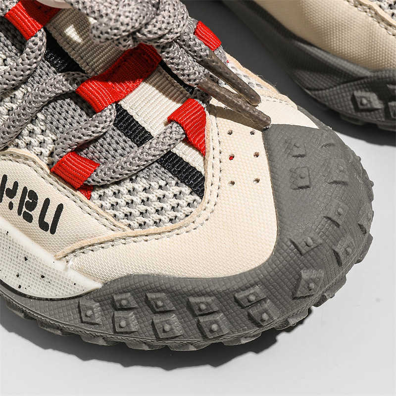Sneakers Boys shoes 2024 new spring new childrens sports shoes mesh breathable girls outdoor hiking shoes H240805