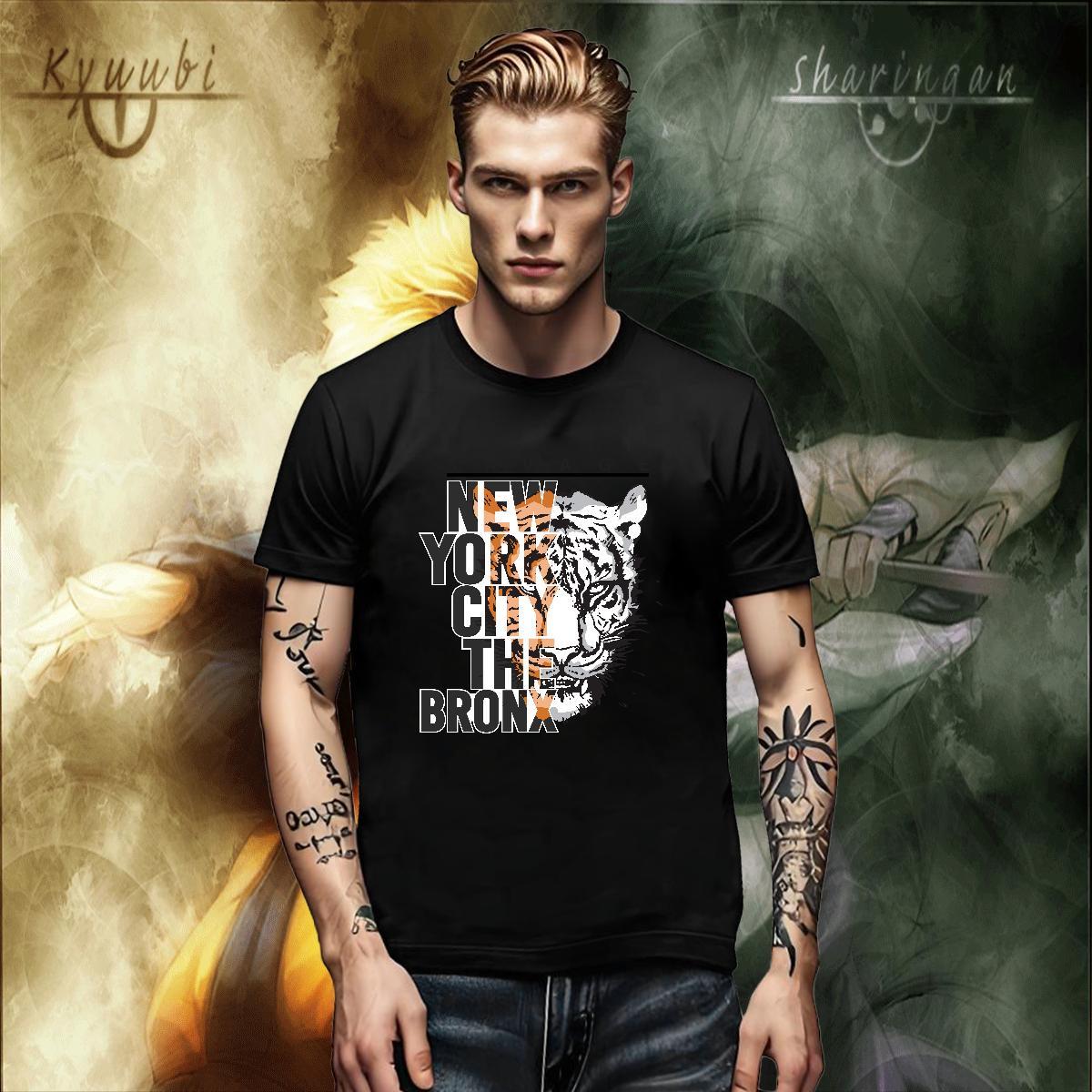 Loose Fit Men Tshirts Casual Daily Wear 100% Cotton 230g Cartoon Print Pure Cotton T shirt New Tops Shirt