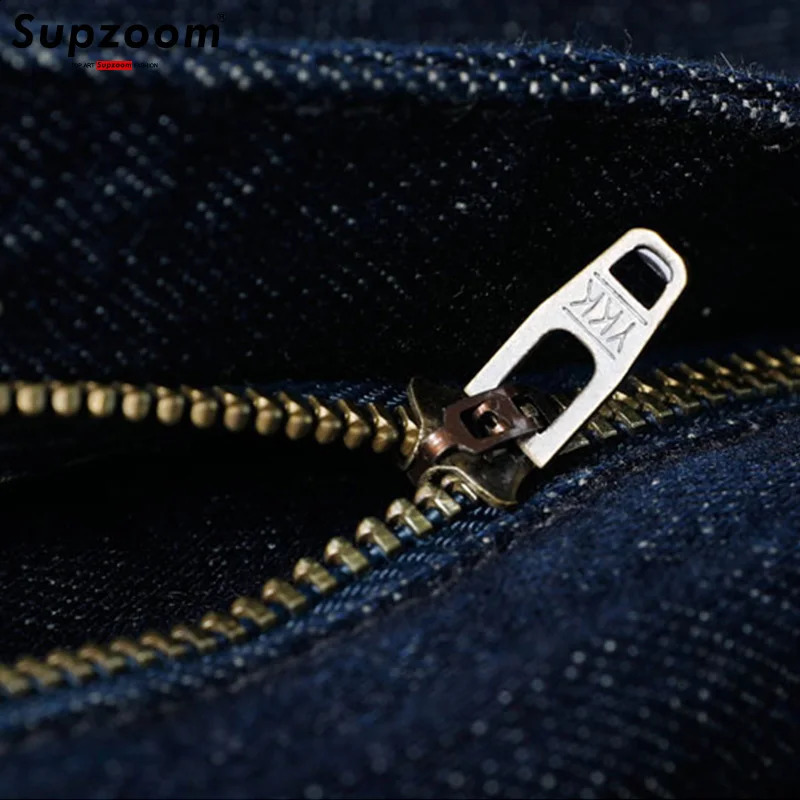 Arrival Top Fashion Autumn Zipper Fly Stoashed Casual Patchwork Cargo Denim Pockets Cotton Jeans Men 240814