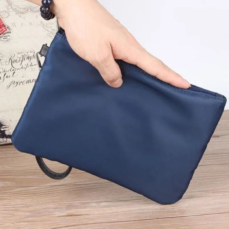 Mens Fashion Handbag Large Capacity Casual Wrist Bag Can Hold Phone Keyholder Bag 240812