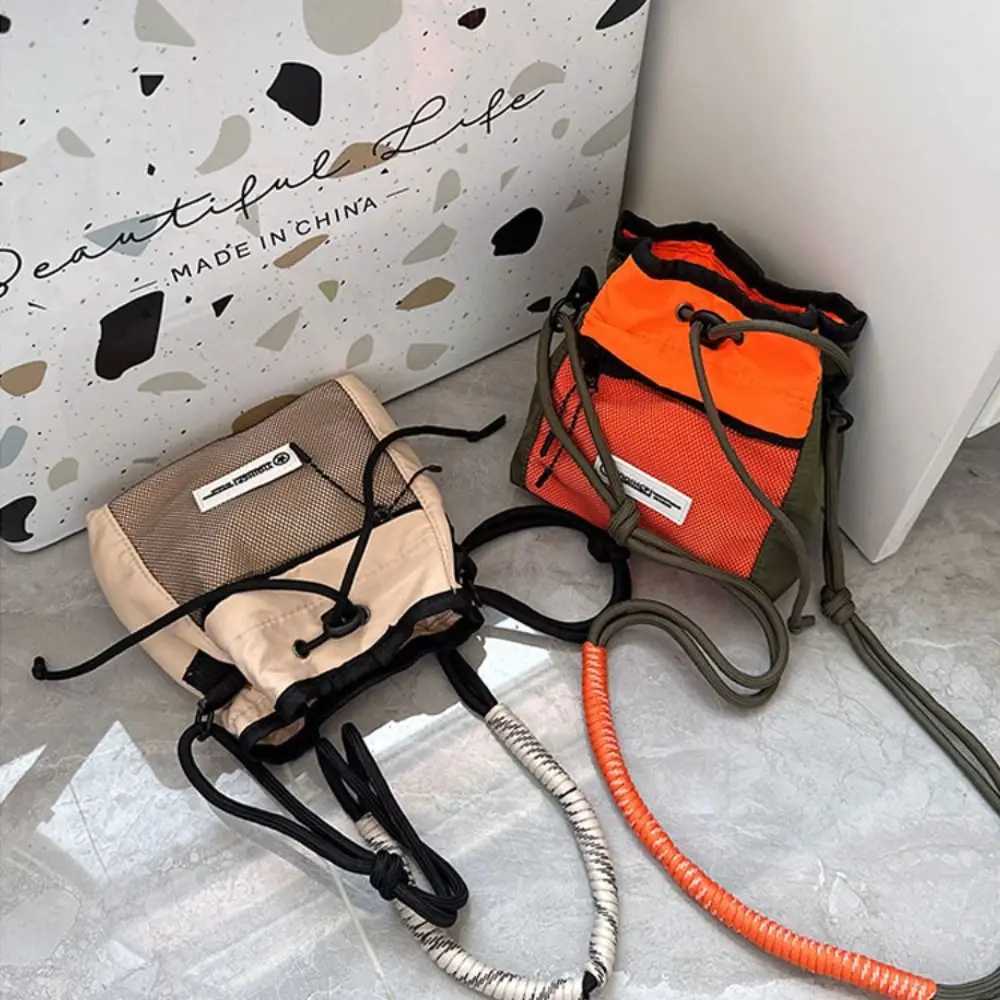 Japanese nylon messenger cross body bag handbag designer brand multifunctional childrens shoulder bag W240813