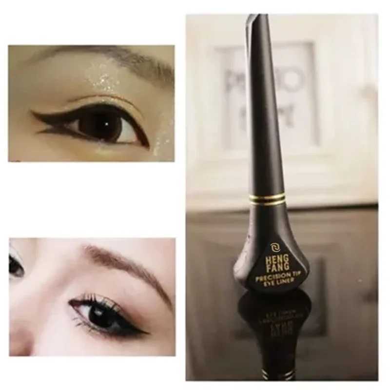 Women Makeup Black Liquid Eyeliner Pencil Fast-dry Smooth Eye Liner Pen Make Up Smudge-proof Eyeliners Eyelid Enhancer Brush Eye Y240813