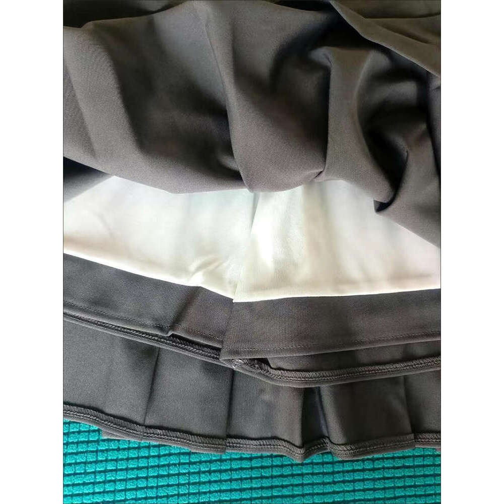 Streetwear High Waist Mini Pleated Skirts Women Korean Preppy Style Chic Short Faldas Elegant Black Safety Lined Tennis Saia
