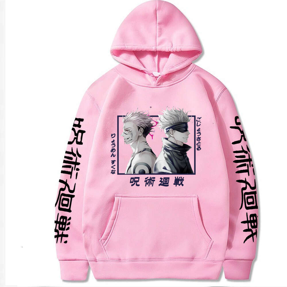 Kaisen Jujutsu Cosplay Funny Gojo Satoru Cool Ryomen Sukuna Manga Friend Print Sweatshirts Autumn Winter Plus Size Hoodie