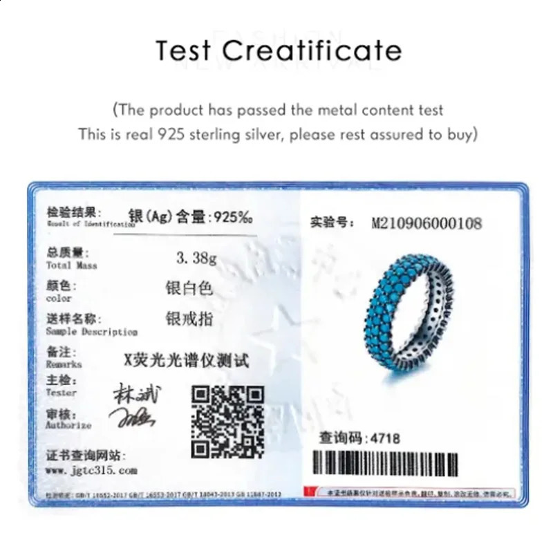 Turquoise Sterg Sier Rings for Women: Bohemian Style Jewelry 4