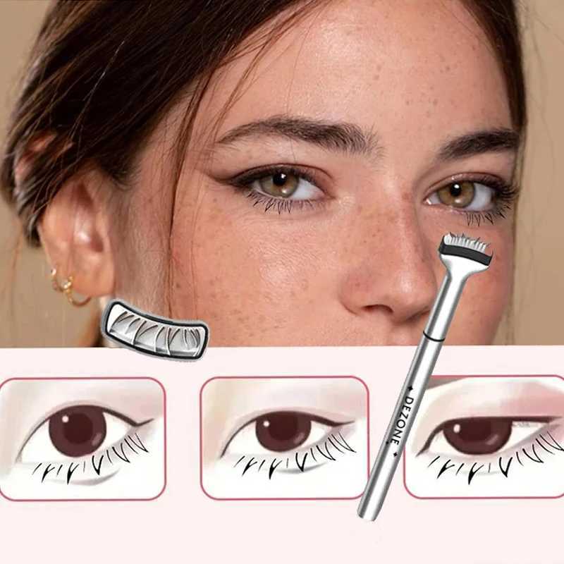 Lower Eyelash Stamp Waterproof Non-smudges Eyeliner Long-lasting Extremely Fine Easy To Handle Cosmetic Dual-use Eye Makeup Tool Y240813