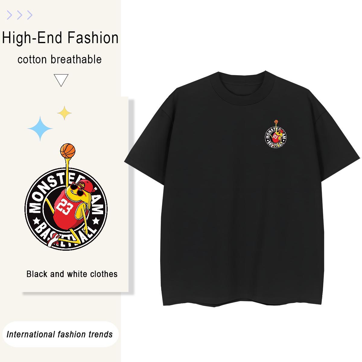 T-Shirts 100% Cotton 230g plush Casual Beach Breathable Crew Neck Custom Big Size Men Tshirts DIY Classic Polos