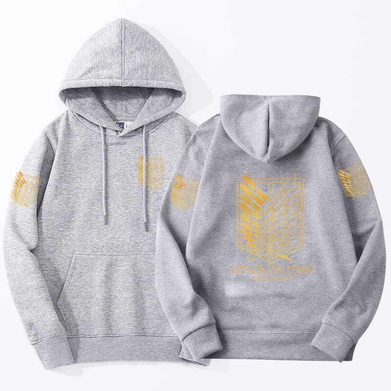 On Attack Titan Wings Of Freedom Anime Graphic Print Men Women Hoodies Shingeki No Kyojin Female Plus Size Sweatshirt Streetwear