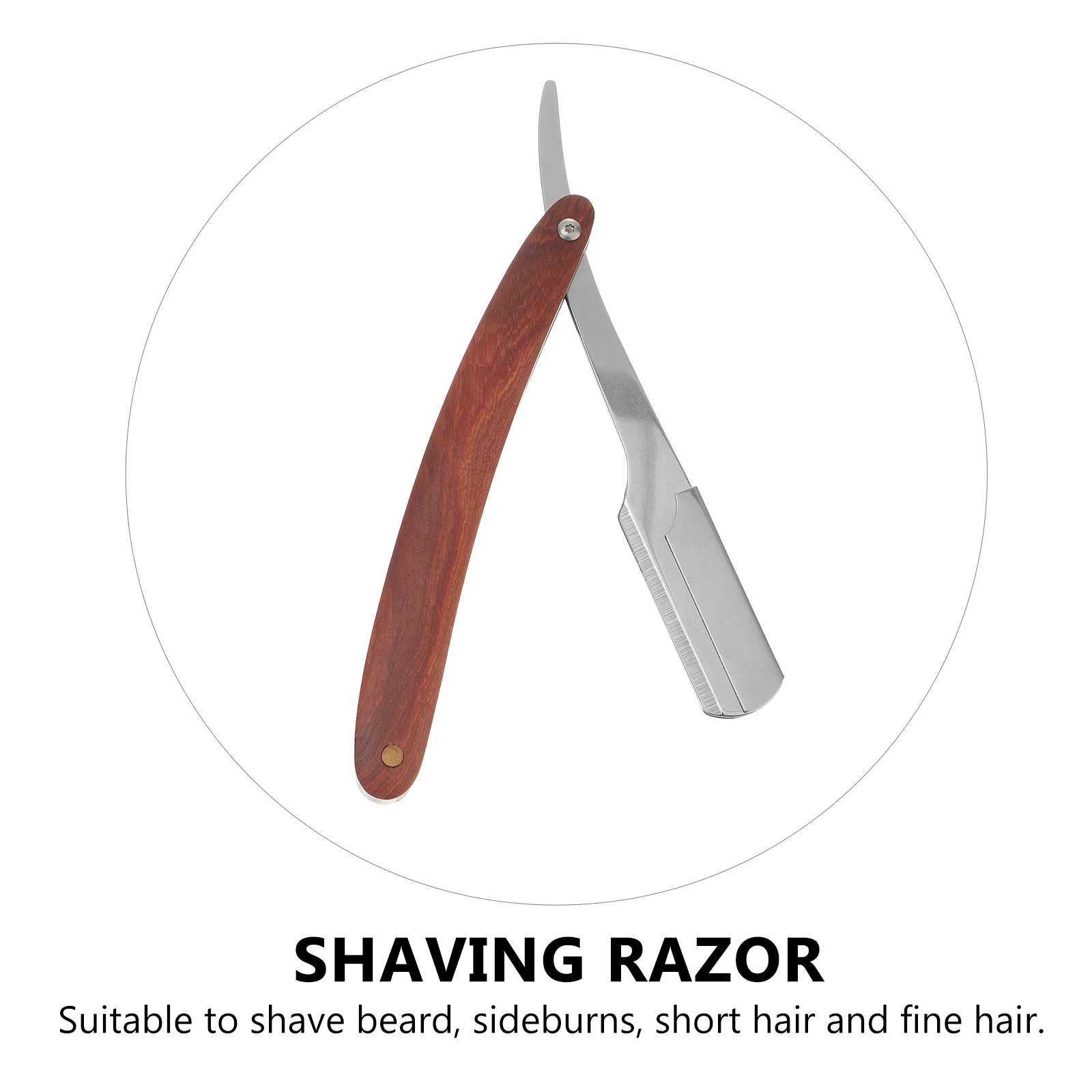Razors for Men Trimmer Facial Shaver Straight Hair Manual Shaving Old Fashioned HouseholdM240814