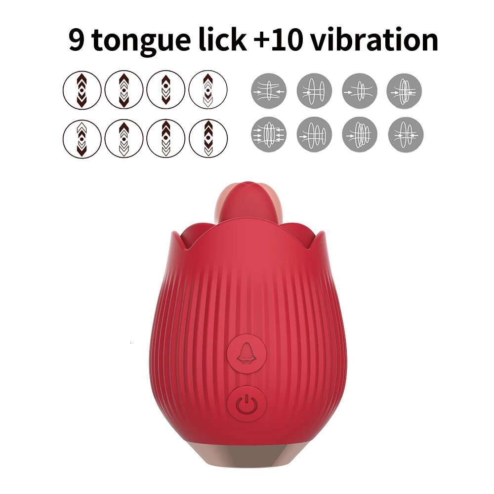 10 Speed Powerful Sucking Rose Vibrator Toy for Women Stimulator Oral Nipple Clit Sucker Female Sex Toys for Female Adults Goods