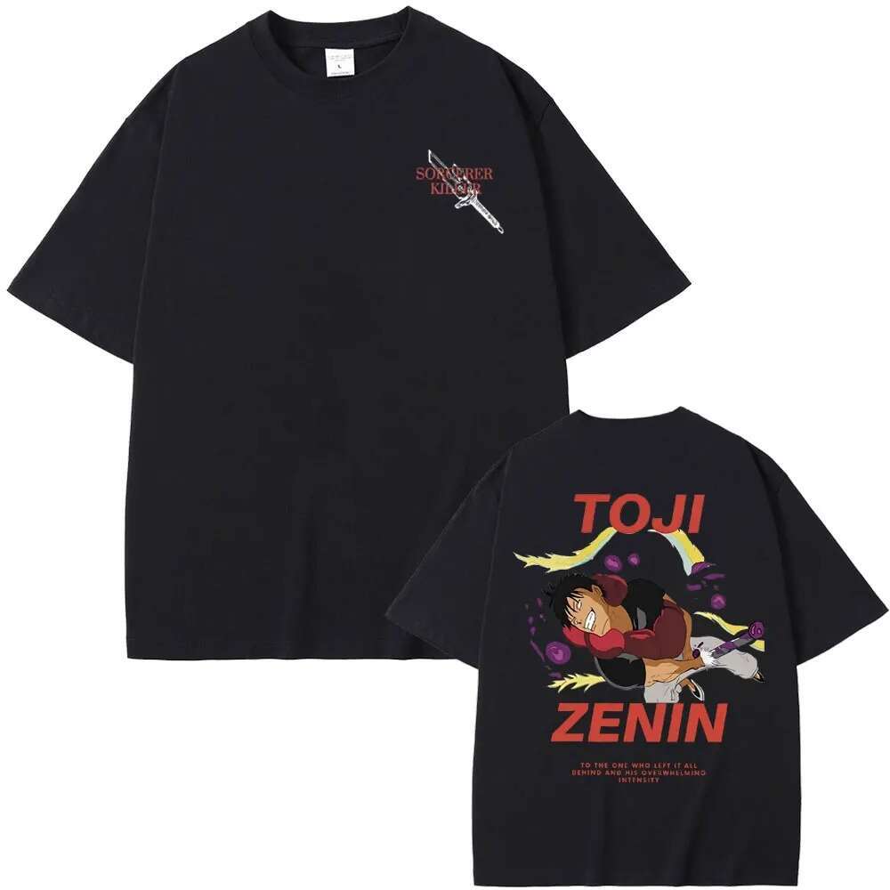 Haruku Anime Jujutsu Kaisen T Shirt Fushiguro Toji Printed Men Women T-shirts Hot Manga Unisex Oversized Aesthetic Tshirts oji -shirts shirts