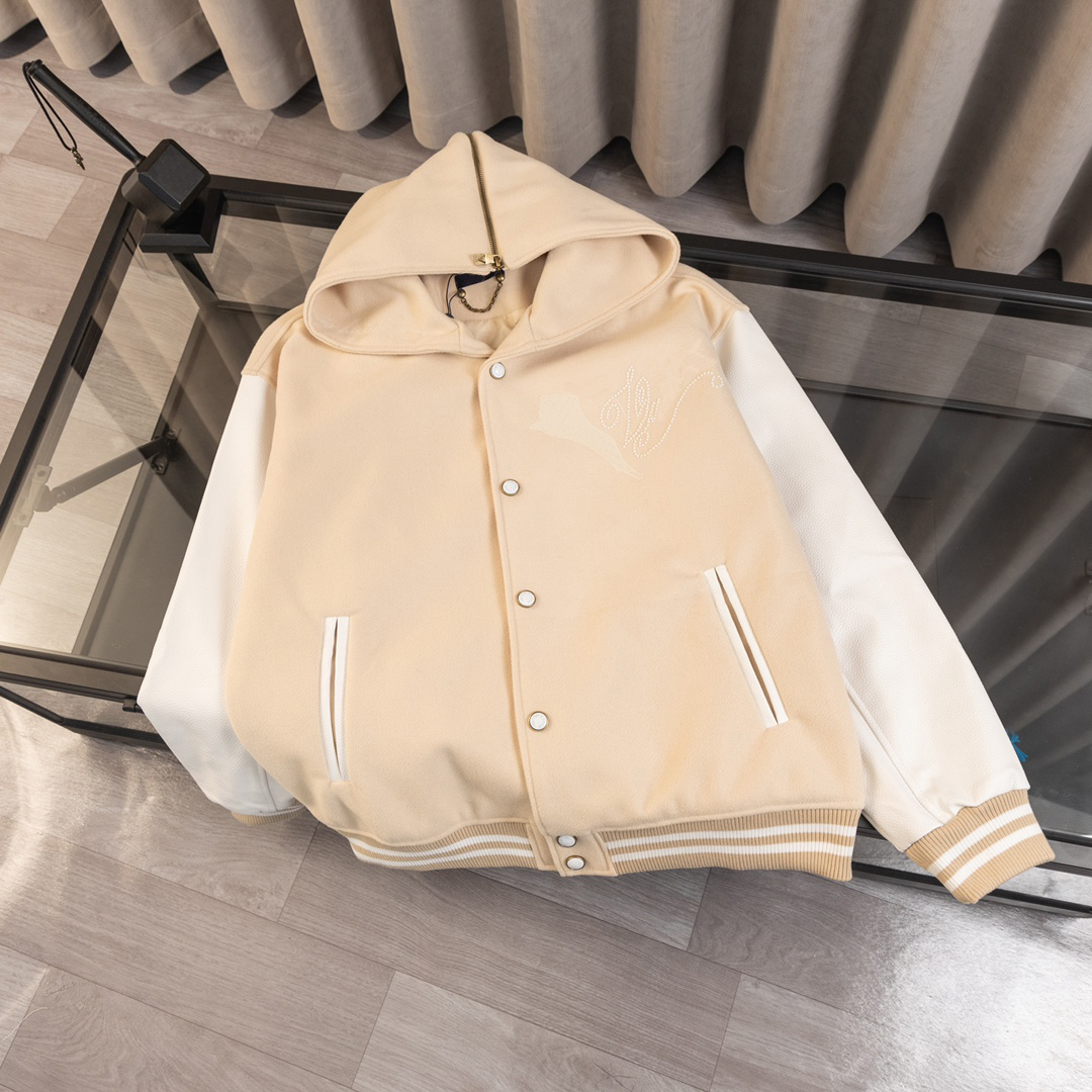 Mens Varsity Baseball Jacket Designer Baseball Jackets Cashmere Embroidery Contrasting Cardigan Coat Men Women Loose Fashion Coats High Clothing top