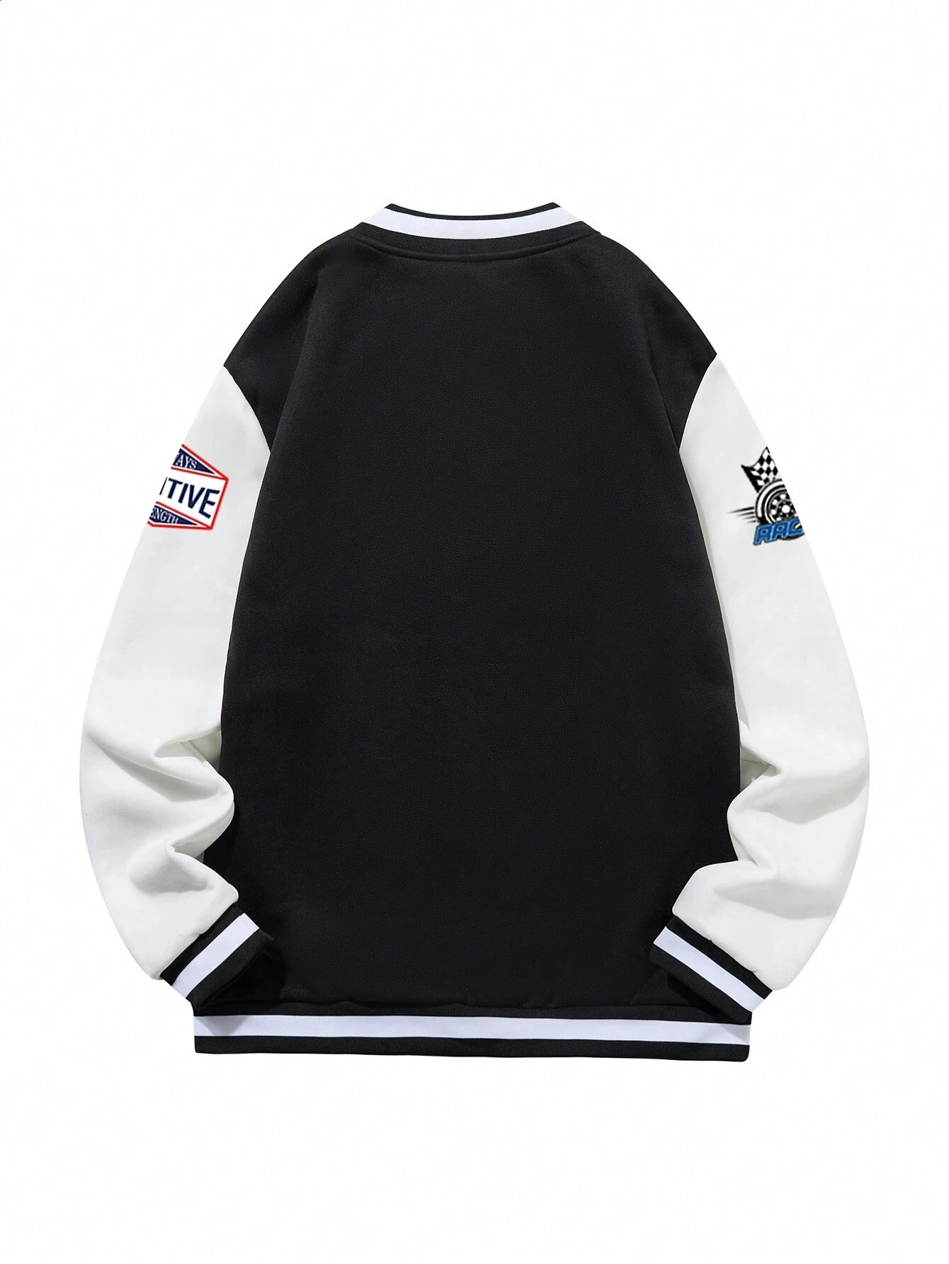 Manfinity LEGND Mens Color Block Buttonup Baseball Jacket jackets for men bomber jacket clothing 240712