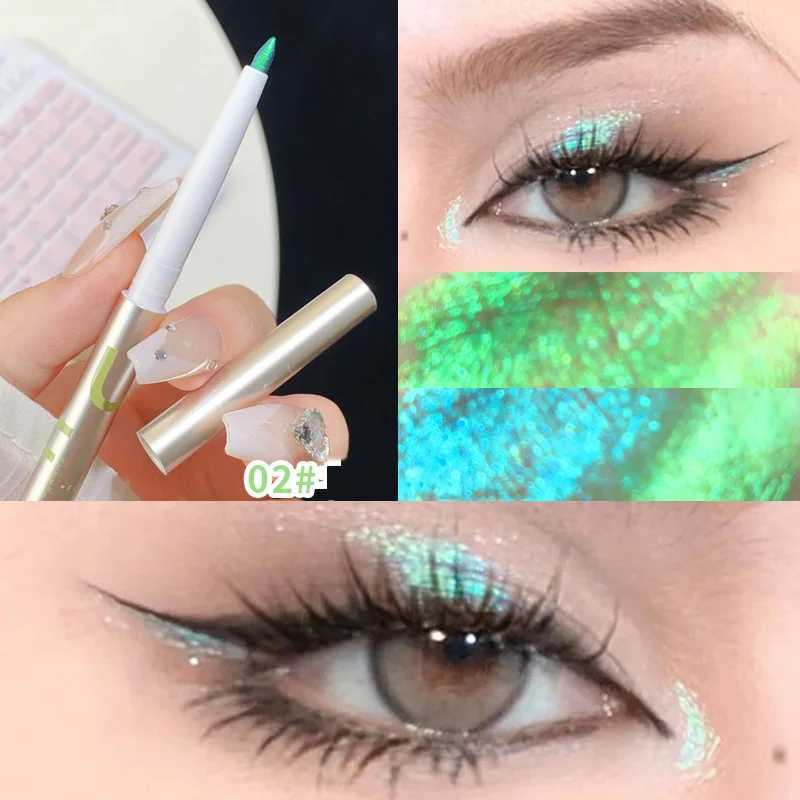 Aurora Multi Chrome Gel Eyeliner Pen High Pigmented Chameleon Galaxy Metallic Glitter Eyeshadow Eyes Make Up Shimmer Highlighter Y240813