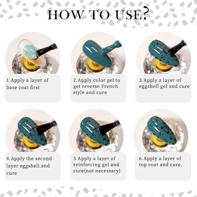 Mtssii Eggshell Gel Polish Milky White Semi Permanent Gel Nail Polish Lamp Varnish Soak Off UV Gel Nail Art Manicure Top CoatM240814