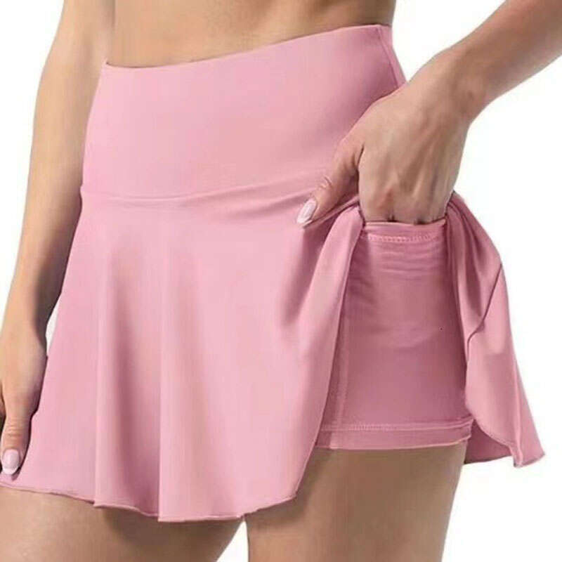 Summer Women Pleated Skirt Tennis Golf High Waisted Sport Fiess Shorts Quick Dry Athletic Running Short Gym Skort Pocket