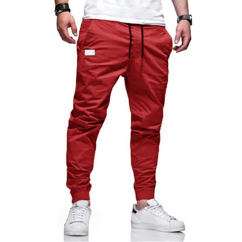 Mens loose straight oversized clothing gray casual workwear black runner cotton casual mens TrouserXJ250303