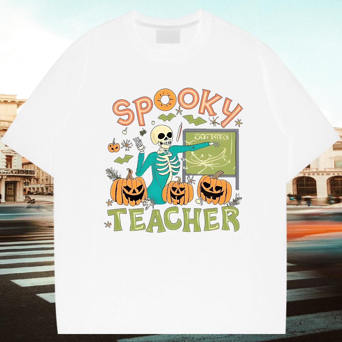 TOP Quality T Shirt For Man pumpkin Breathable Crew Neck Casual White Plus Size 100% Cotton 230g Tshirts DIY Tops