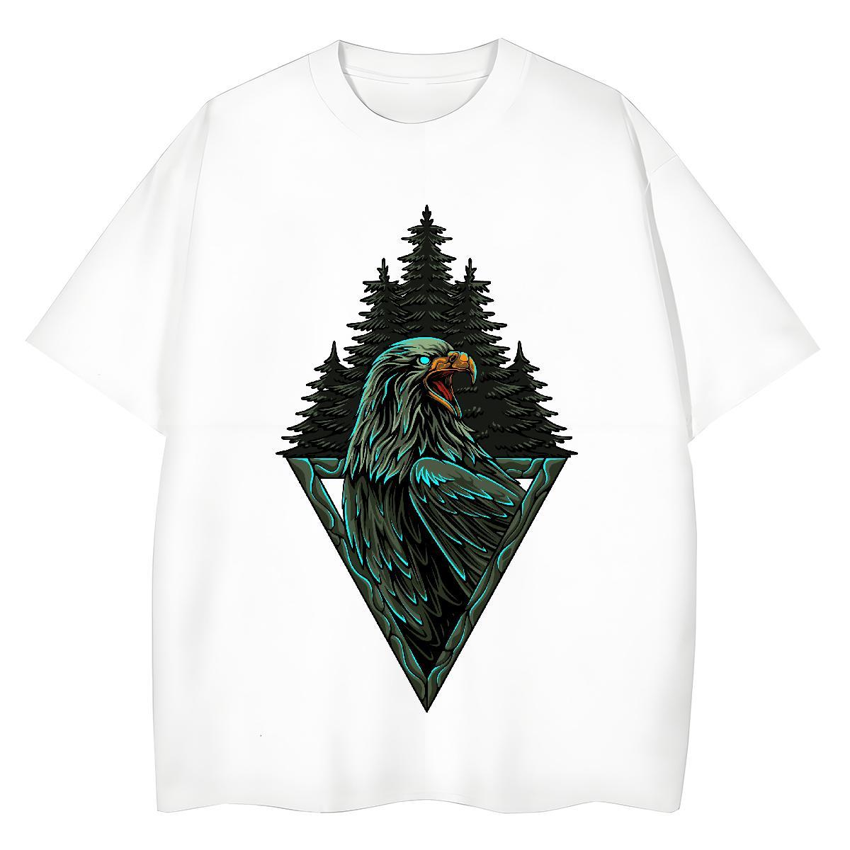 Cool Man T Shirts cool O Neck Short Sleeves Daily Outfit Skull 230g 100% Cotton Men Clothes T-Shirt Customized Tees