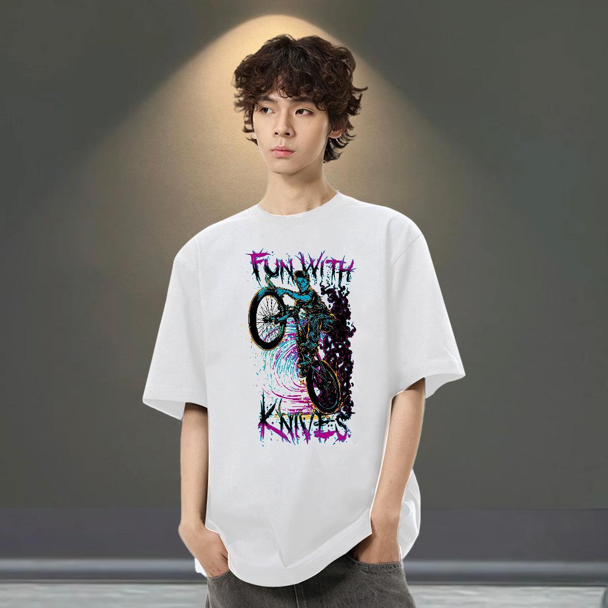 Popular Men Tees Street Casual 230g Pure Cotton Anime O Neck Short Sleeves ET T-Shirts Designer Top Tees