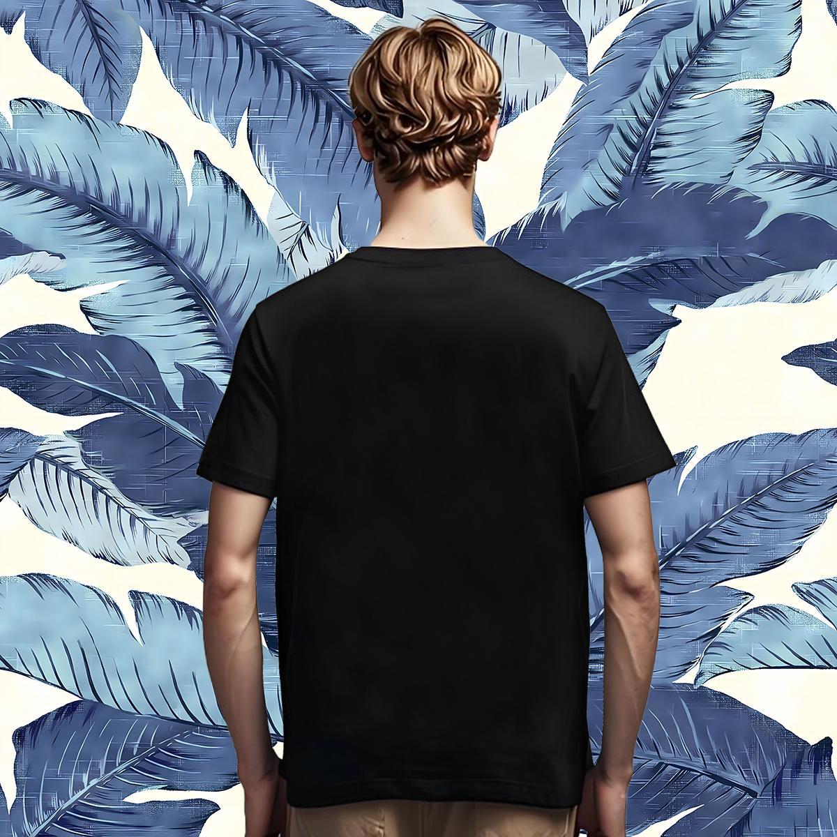 Loose Men T Shirts pumpkin Breathable Short Sleeve Casual Plus Size Custom 230g Cotton Men Tees DIY Customized Tops