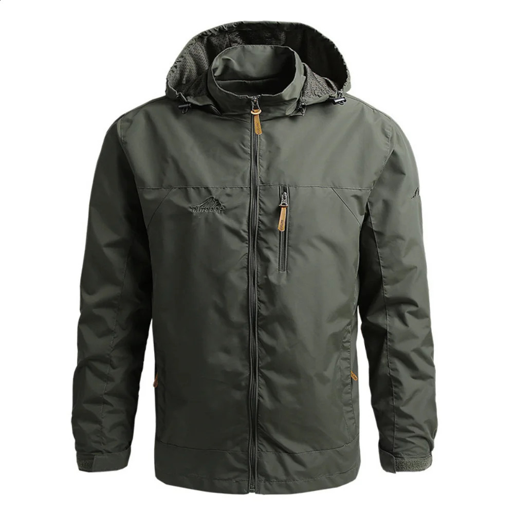 Mens Autumn Windbreaker Man Oversize Windshield Jacket Men Spring Coat Camping Jackets Male Work Wear Clothes 240712