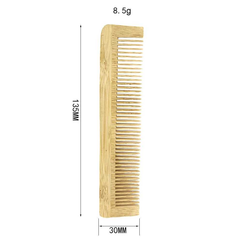 1 small wooden comb massage wooden comb smooth hair scalp comb hair care massage bamboo hair portable wooden comb W240813