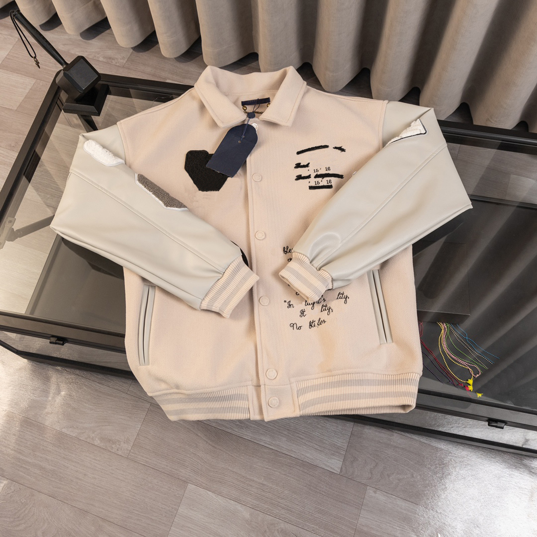 Mens Varsity Baseball Jacket Designer Baseball Jackets Cashmere Embroidery Contrasting Cardigan Coat Men Women Loose Fashion Coats High Clothing top