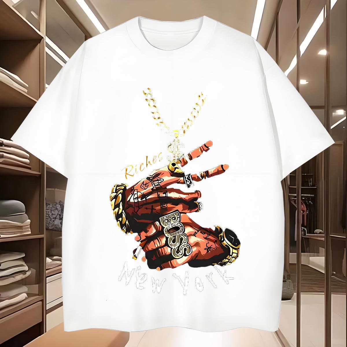Men T Shirts 230g Cotton hands Casual Daily Wear Breathable Customized Men Tops Tees Stylist Soft Tees Shirts