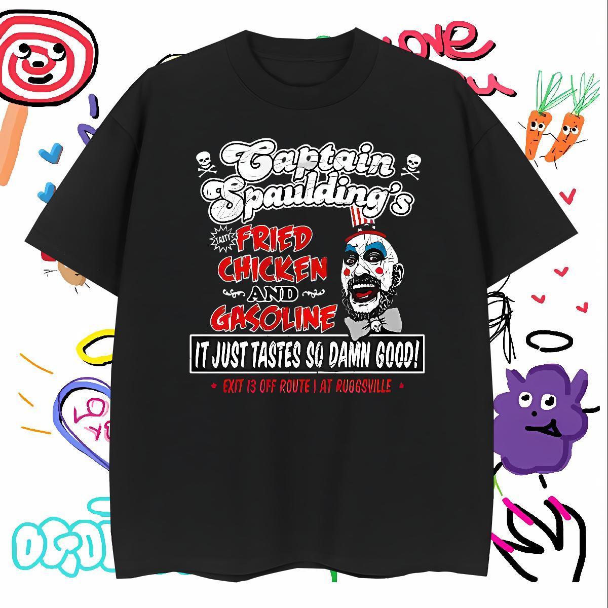 Comfortable Mens T Shirts halloween O-Neck Short Sleeve Outdoor Anime 230g Pure Cotton Mens Tshirts Fashion Designer Tees