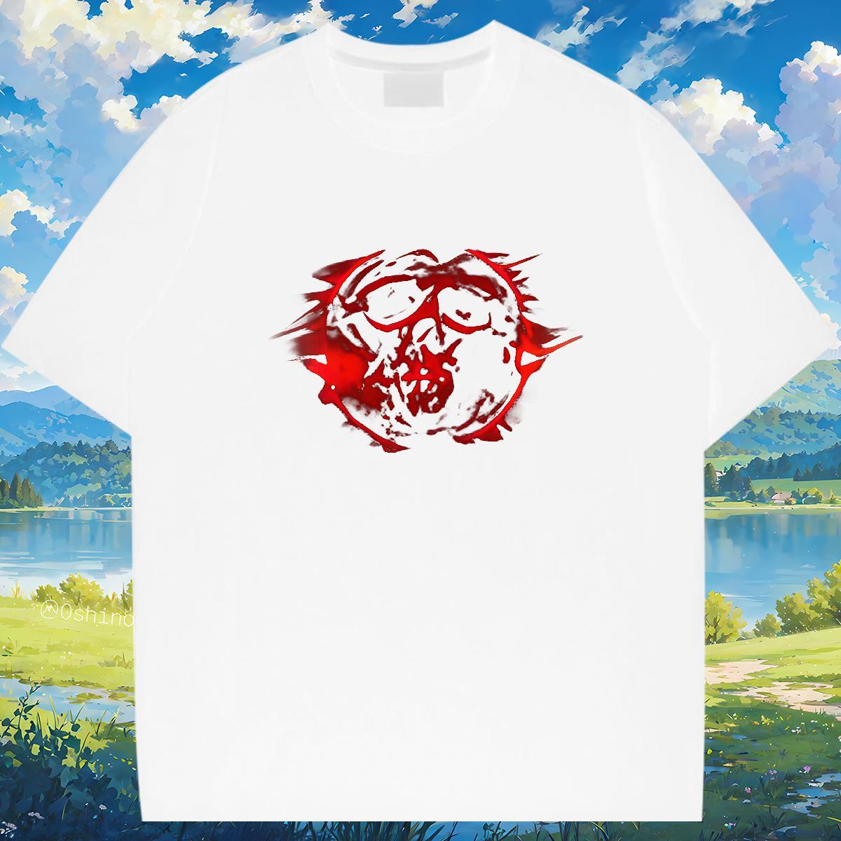 T-Shirts for Men 230g Cotton Terror Outdoor Crew Neck Breathable Custom Print Plus Size Men Tees 2024 New Soft Top Tees