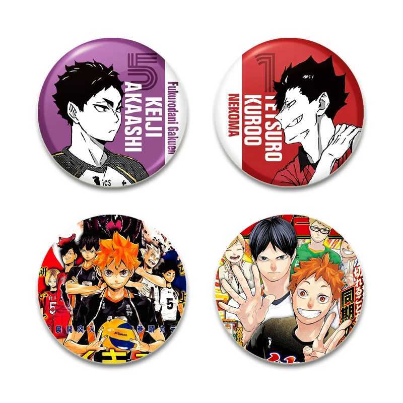 Animation Haikyuu!! Pins cartoon character Kenma Kozume badge volleyball boys handmade Brooches brooch backpack clothing gift W240815