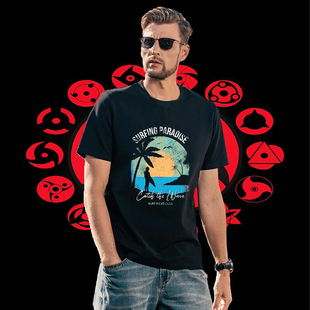 Loose Men Clothes T-Shirt Street wear Hip Hop 230g 100% Cotton Floral Print Breathable Short Sleeve T Shirts Men Designer Wear
