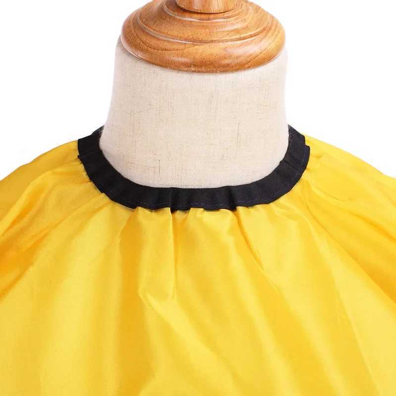 Hairdressing Childrens Cartoon Corner Waterproof Hair Cutting Dyeing Clothes Manto Apron Packaging Professional Salon Barber Styling Tools W240814