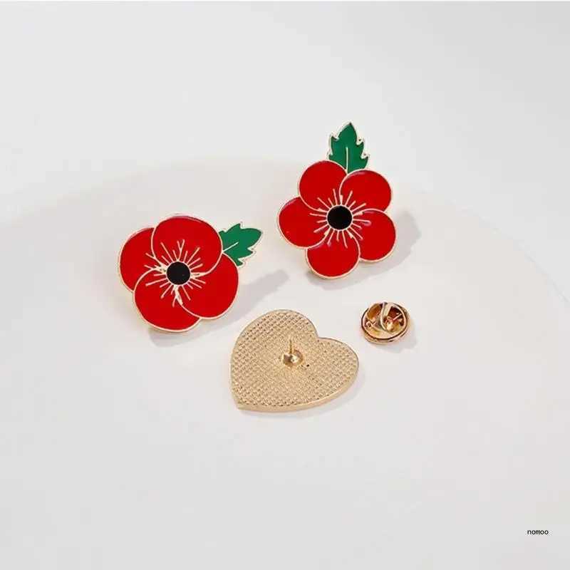 Poppys lapel pin Versatile Flower Breastpin accessory flower brooch W240815
