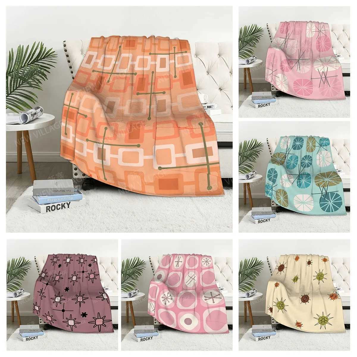 Plaid sofa for Knee blankets warm winter bed cover throw blanket Decor boho warm fleece Nordic plant Soft and hairy leaf Y240815
