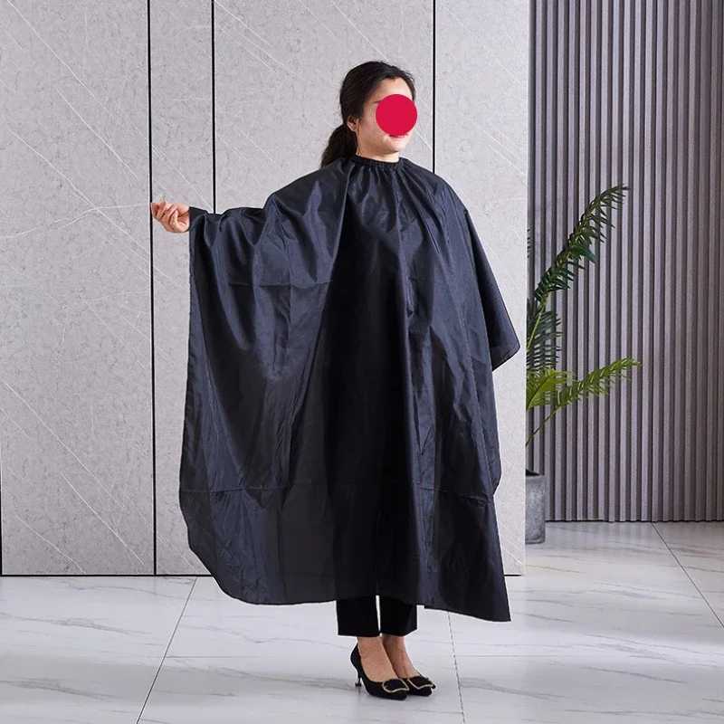 Hair cutting apron hair cutting apron adult waterproof barber open collar apron used as professional hair cutting accessories W240814